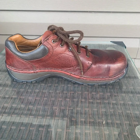 Red Wing Womens 9.5 B Oxford Brown Leather Work Shoes Lace Up Casual Round 1624 - Picture 5 of 10